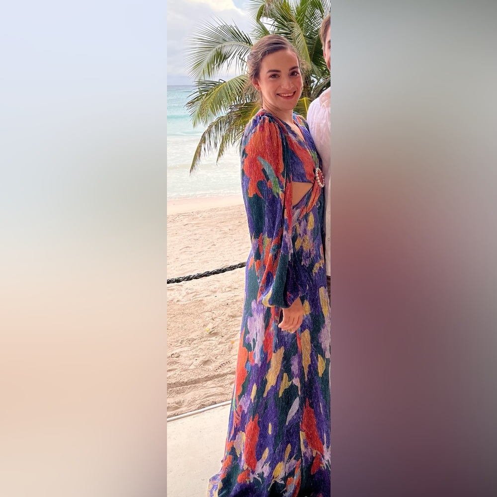 Maxi Metallic Dress